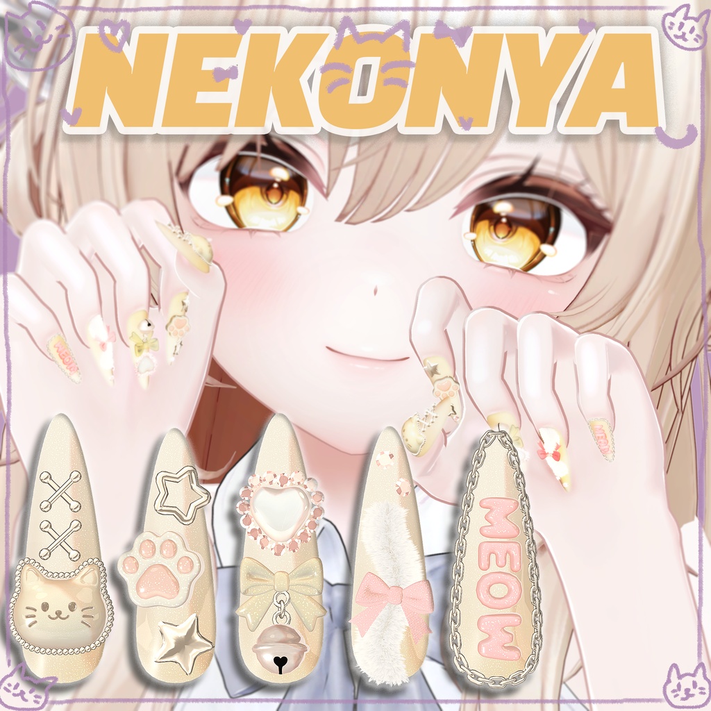 🔥🔥50%SALE🔥🔥【NeKoNya Nail】🐈 image