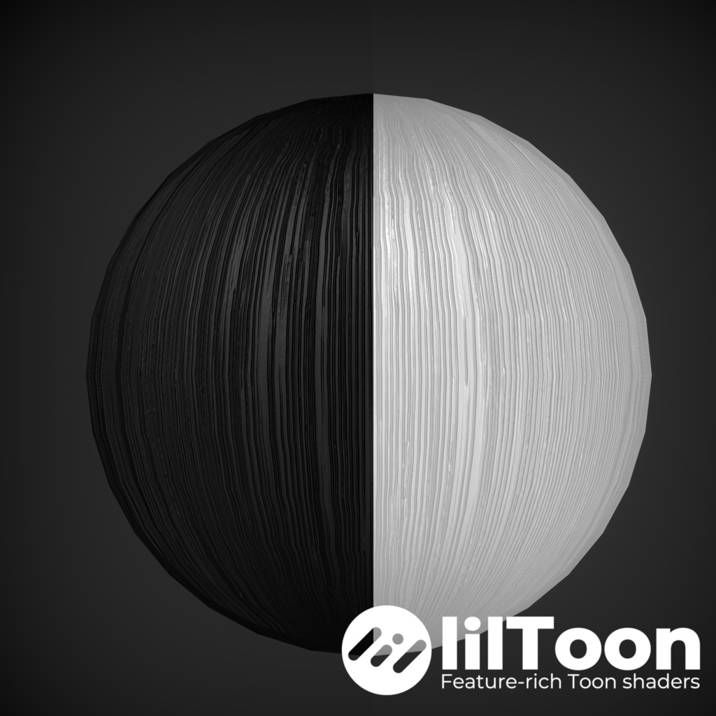 【lilToon】Realistic Hair material image