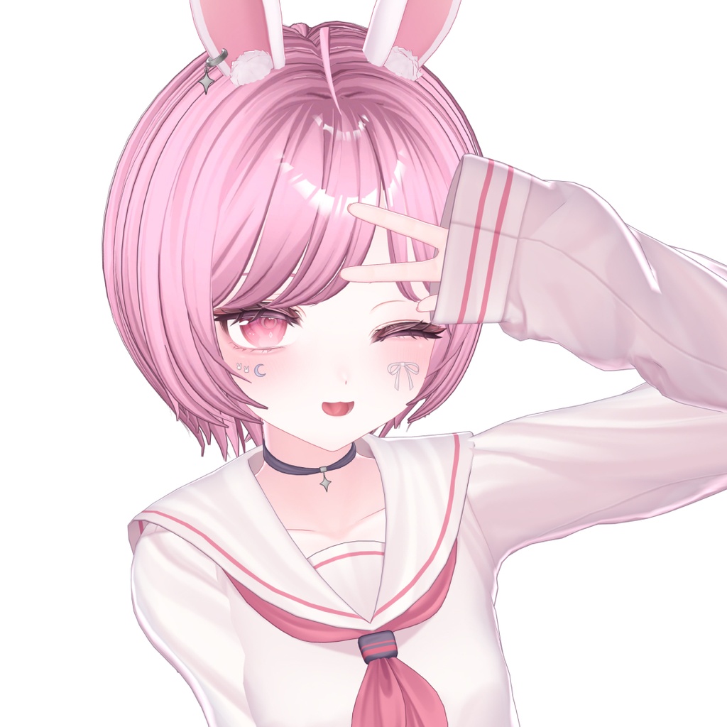 【9 アバター対応】 Short Cut Hair/ショートヘア image