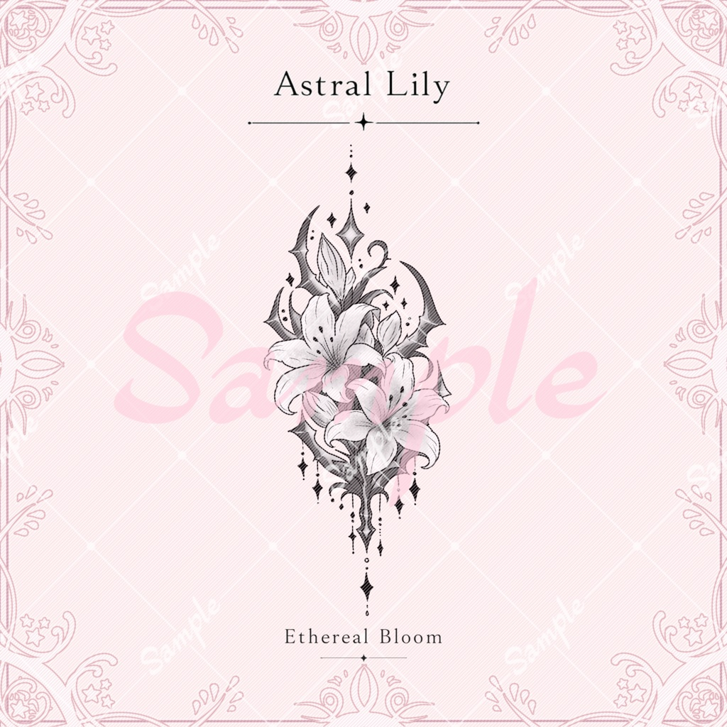 tattoo texture【Astral Lily】- inspired - image
