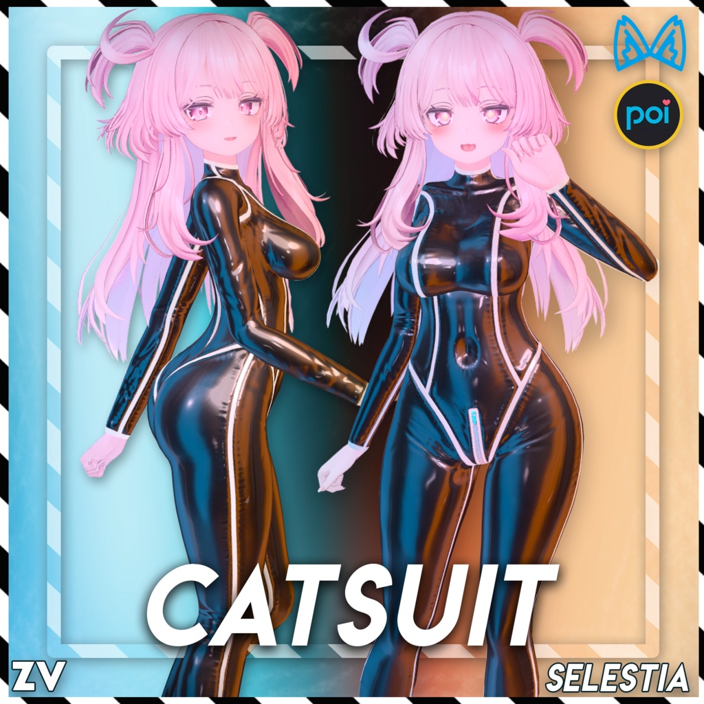 ラバースーツ 『Zeni Latex Catsuit』 - Selestia image