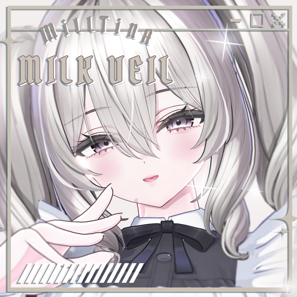 Milltina_ミルティナ] 𝓜𝓲𝓵𝓴 𝓥𝓮𝓲𝓵 MakeUp Set | Face+Body+Eye+BlandShapes image