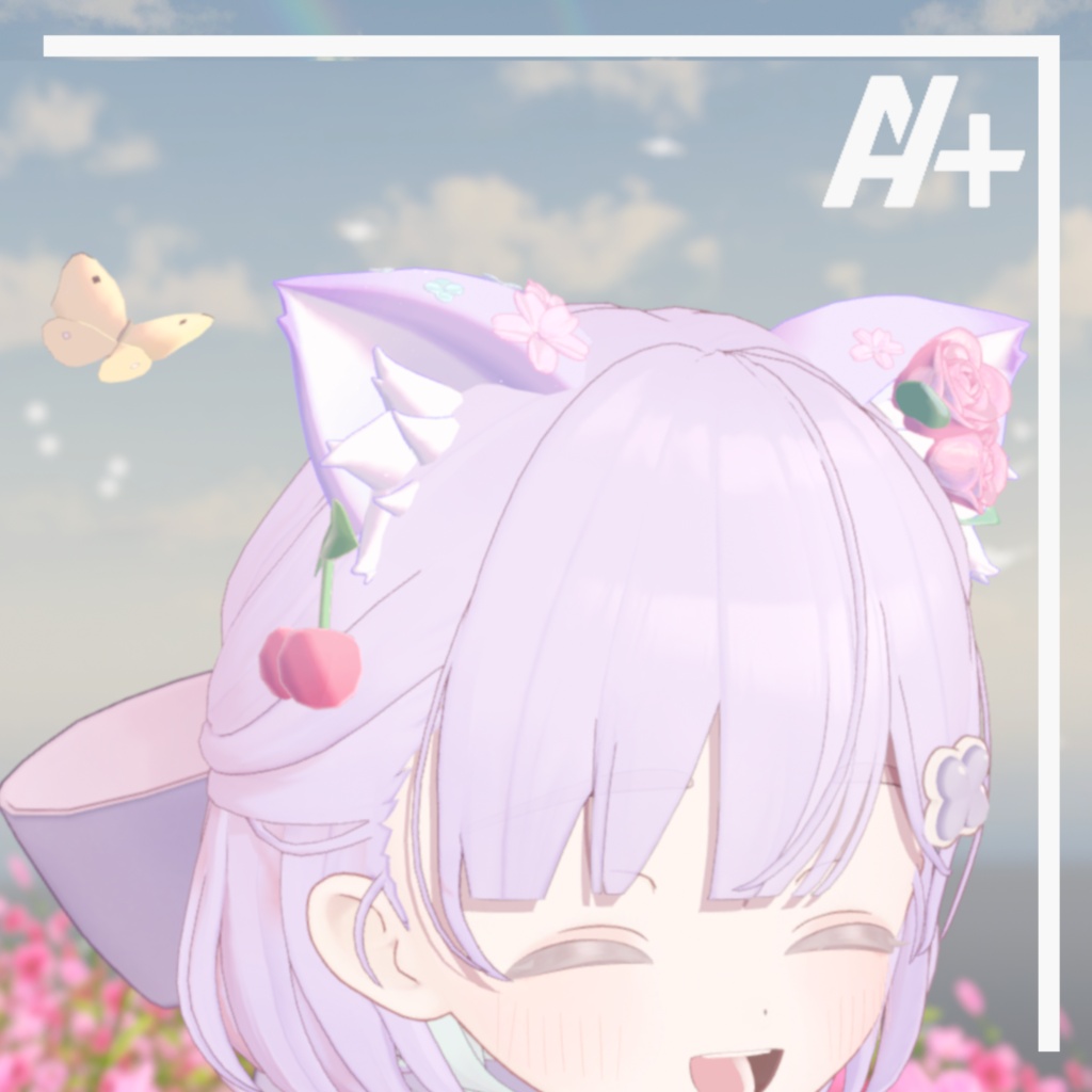 【VRChat】はるいろ猫耳 [MA対応] image