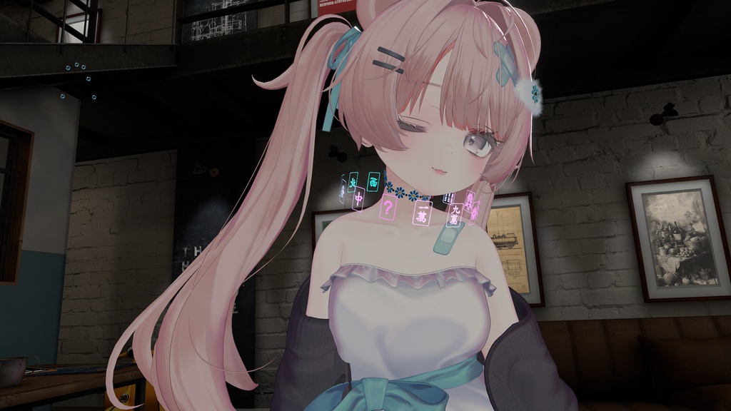 【ミルフィ用】国士無双13面まちほろチョーカー【無料】 image