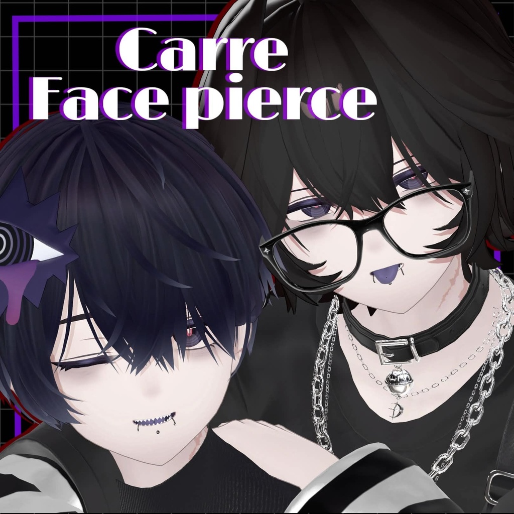 【carre キャレ 専用】face pierce 【リップシンク対応】 image