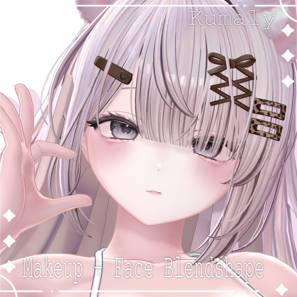 ［Kumaly］Makeup + Face Blendshape ♡ クマリ メイクテクスチャ フェイスブレンドシェイプ image
