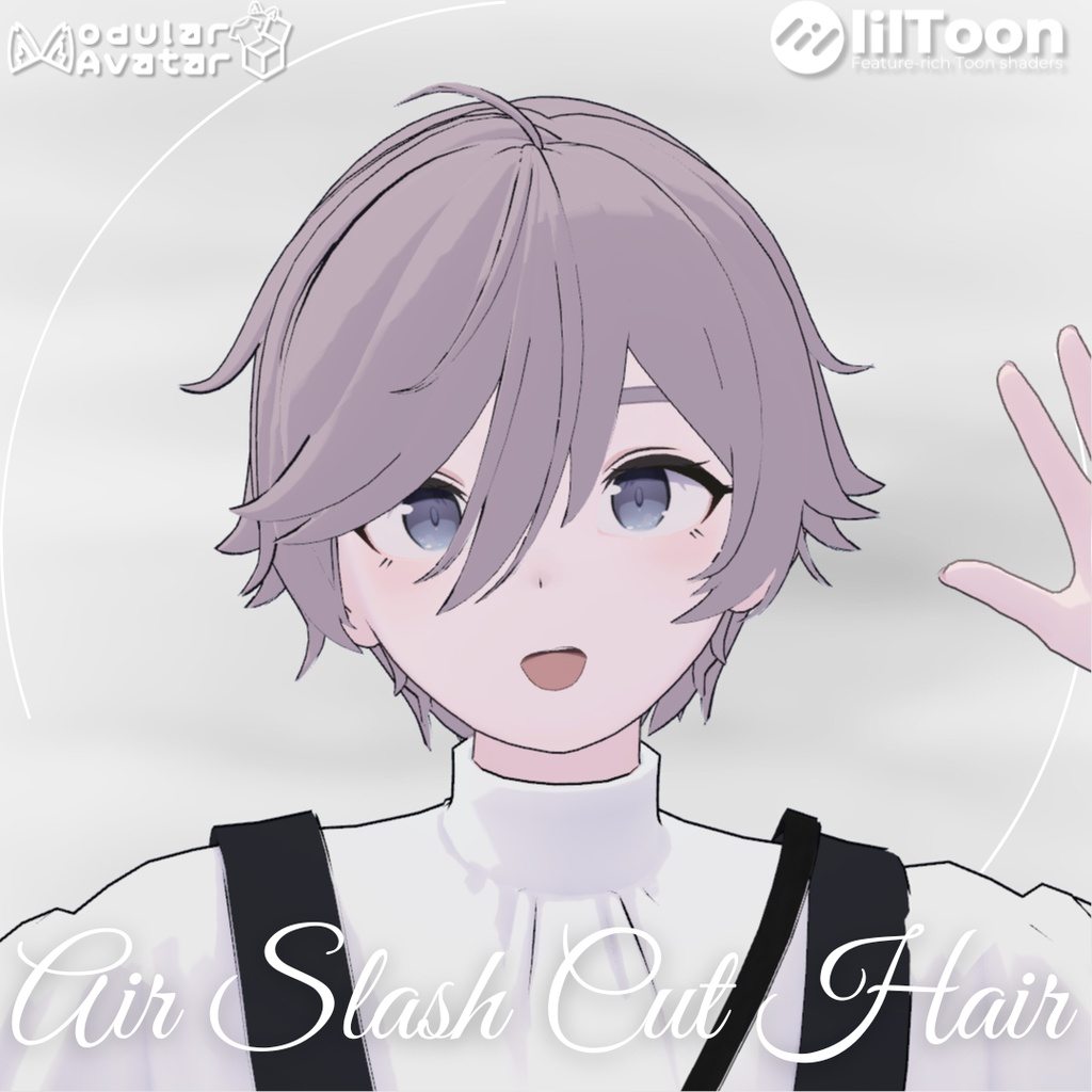 【Lapwing/Grus】Air Slash Cut Hair【3D hairstyle】 image