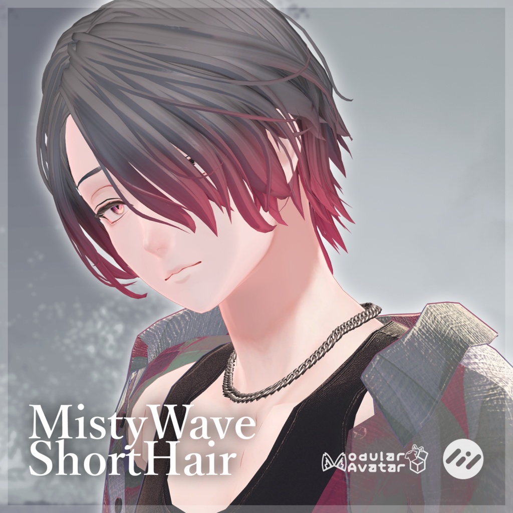 【20Color】『MistyWaveShortHair』【15Avatar対応】 image