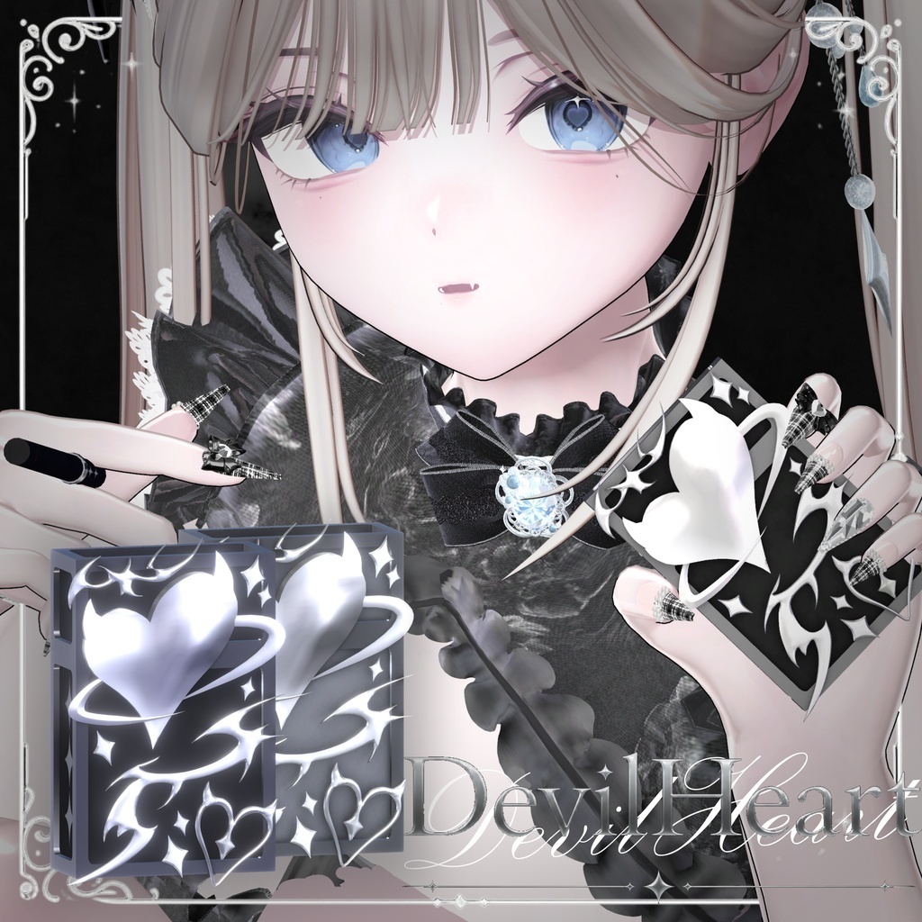 【さたにあ式タバコギミック対応】差し替えモデルDevil Heart #Levy_shop image