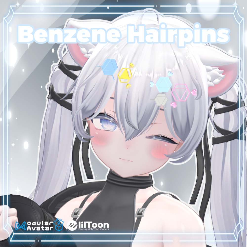 【MA対応】BenzeneHairPins / ベンゼンヘアピン image
