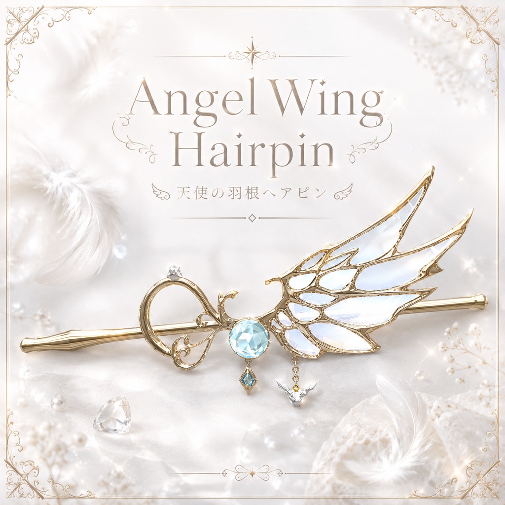 ｡ﾟ+Angel Wing Hairpin+ﾟ。【天使ヘアピン】【MA対応】 image