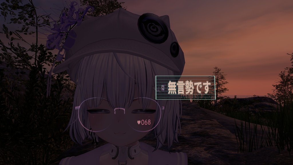 【VRChat想定】なんか近未来っぽいシェーダーとおまけステータスパネル image