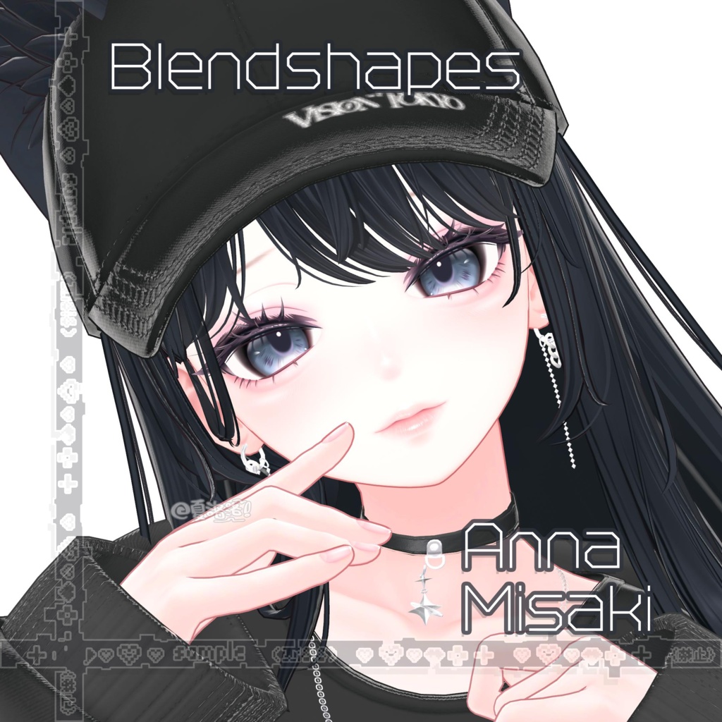 【海咲 -Misaki 】🍇Anna🍇Face BlendShape Animation image