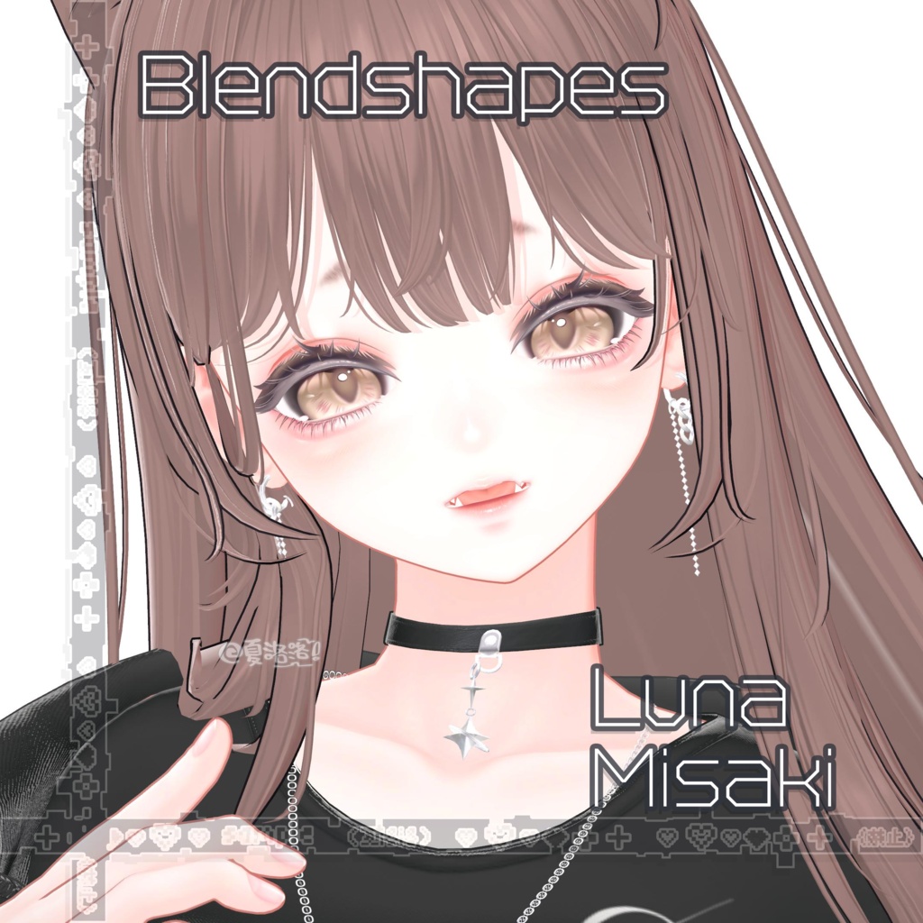 【海咲 -Misaki 】🍊Luna🍊Face BlendShape Animation image