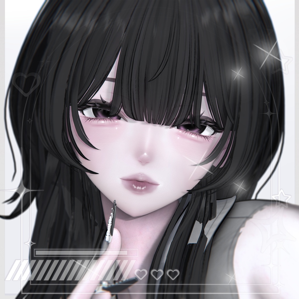 海咲Misaki] 𝓟𝓸𝓻𝓬𝓮𝓵𝓪𝓲𝓷 MakeUp Set | Face+Body+Eye+BlandShapes image