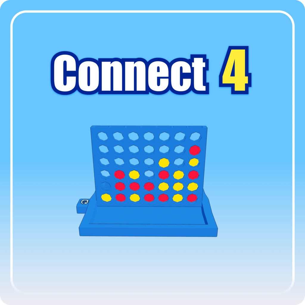 【VRChat】 Connect 4 Game [World/Modular Avatar] image