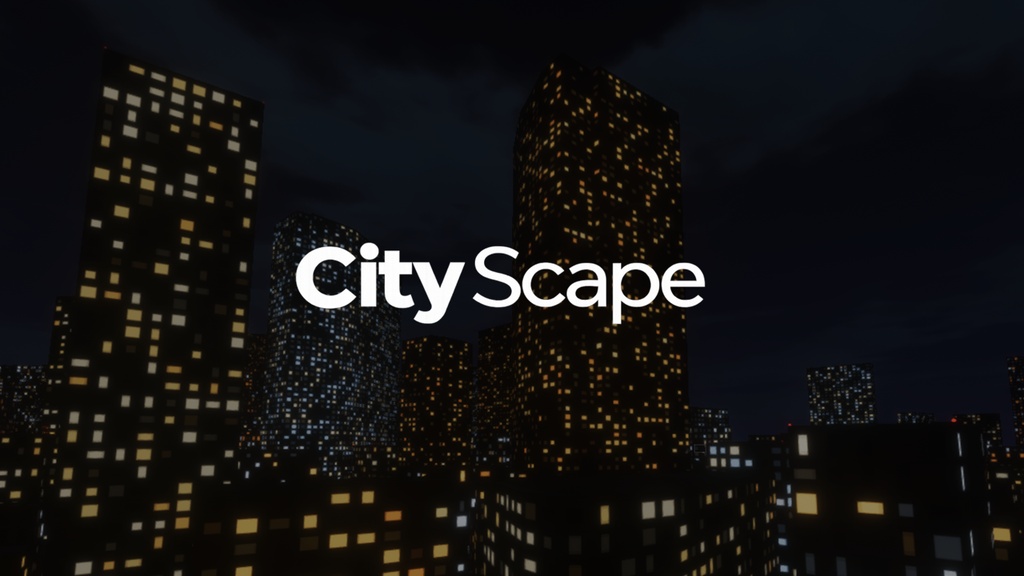 【無料】CityScape by RARA - 実際の街をUnityに再現して夜景にするツール image
