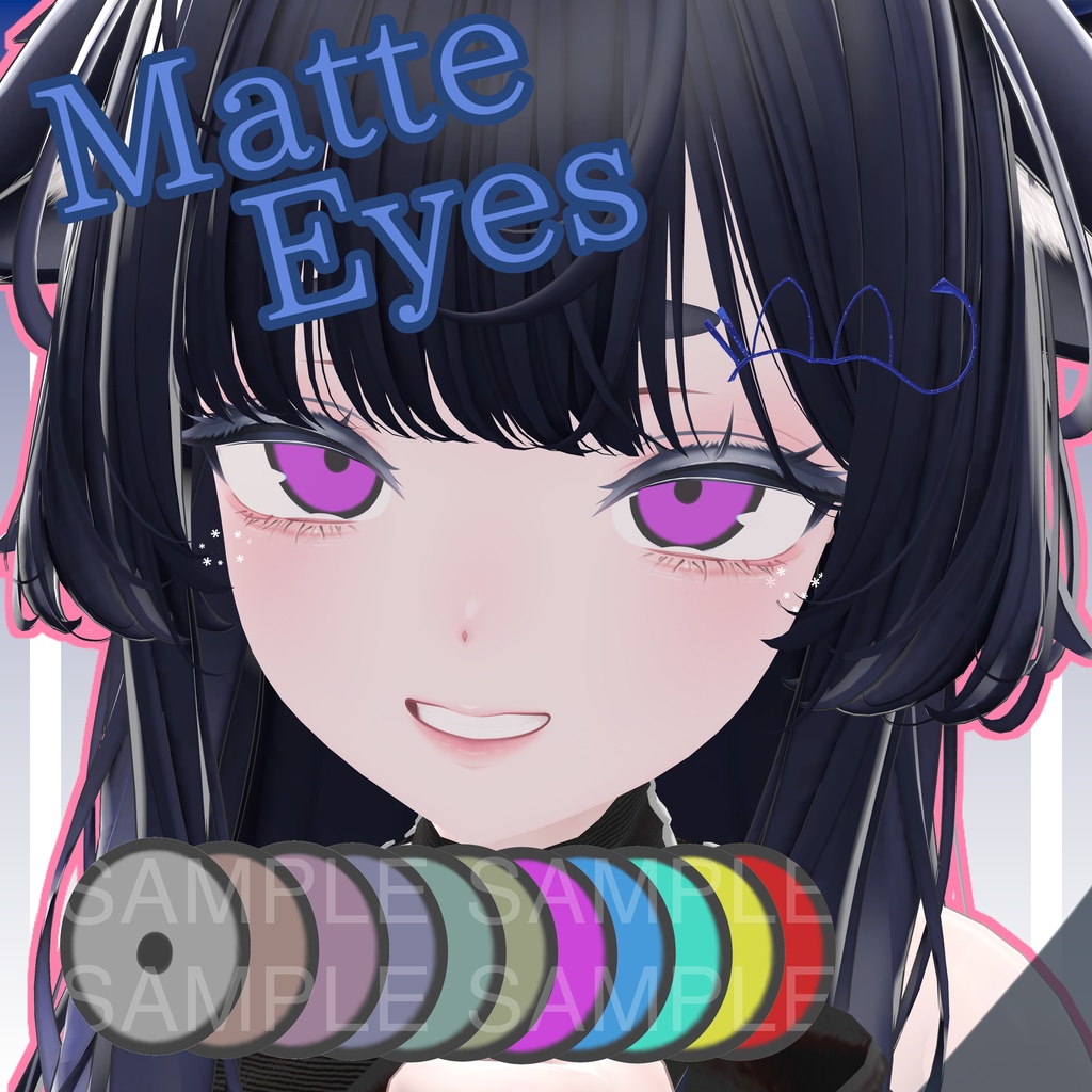 【6アバター対】Simple matte eyes  image