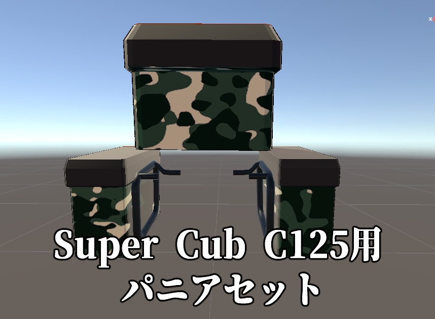 Super Cub C125用パニアセット image
