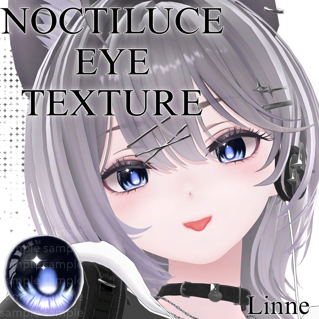 【20アバター対応】 NOCTILUCE EYE TEXTURE image