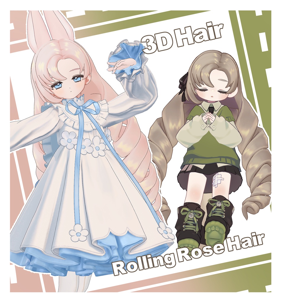 【Kipfel/Fyuett】Rolling Rose Hair image