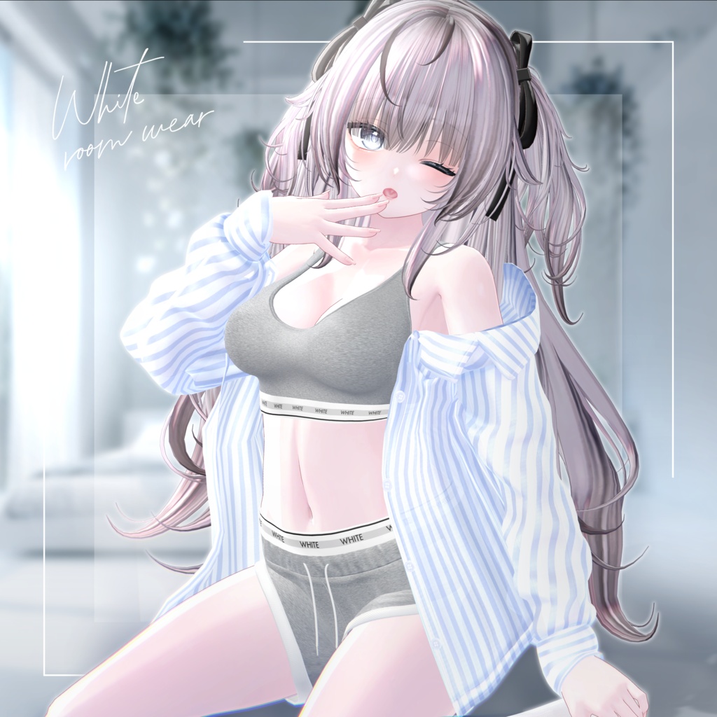 ほわいとルームウェア【12アバター対応】/ WHITE RoomWear image