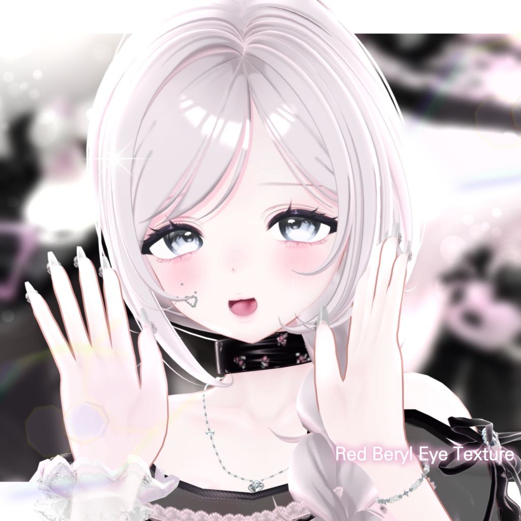 【12アバター対応】 Red Beryl Eye Texture image
