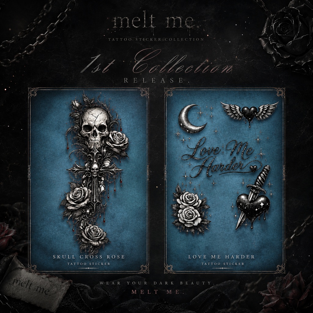 オープン記念価格🌹Love Me Harder&Gothic Skull image