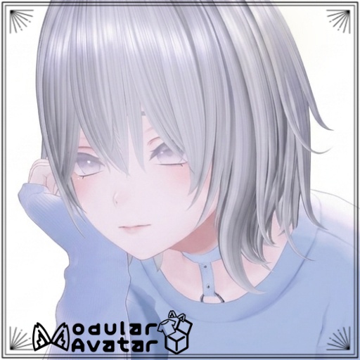 【VRC想定MA対応】蒼霞ヘア - Souka Hair【複数アバター対応】 image