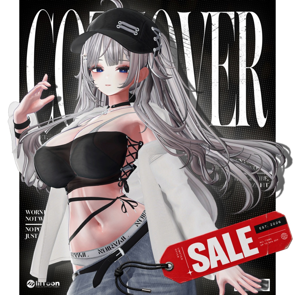 🖤Sale!🛍️🖤【13アバター対応】COZYOVER【VRChat向け衣装モデル】🖤 image