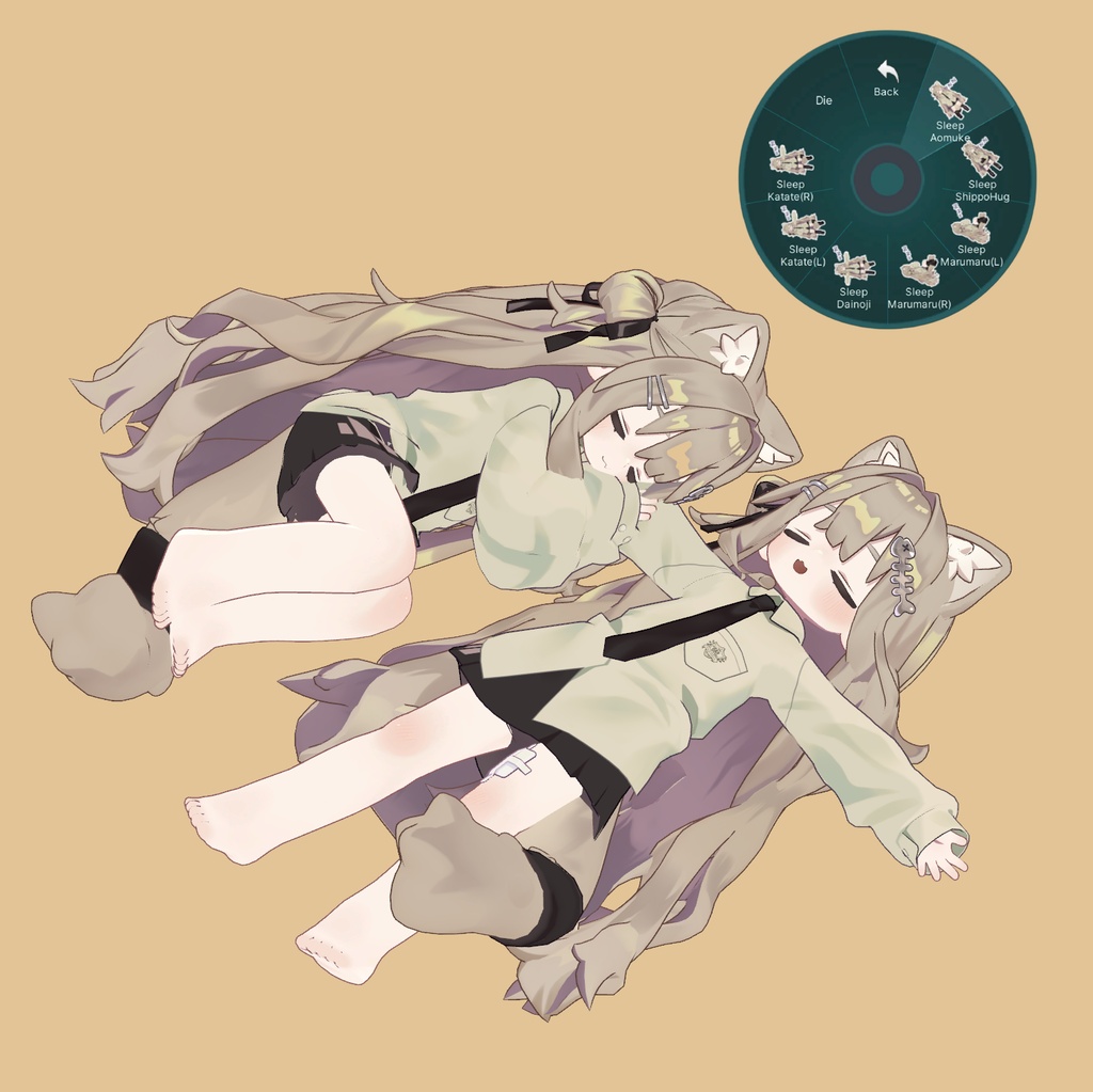 【無料版あり】おやすみエモート【キプフェル / エモート】 image