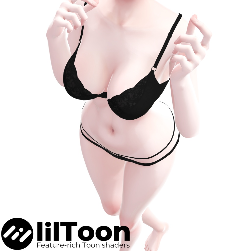 【liltoon】汎用 エロ肌 マテリアル image
