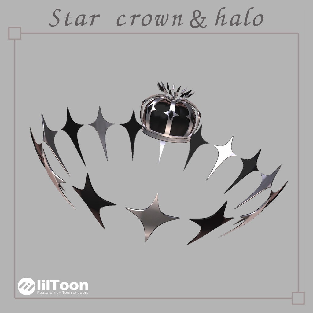 【無料/free】Star crown＆halo image
