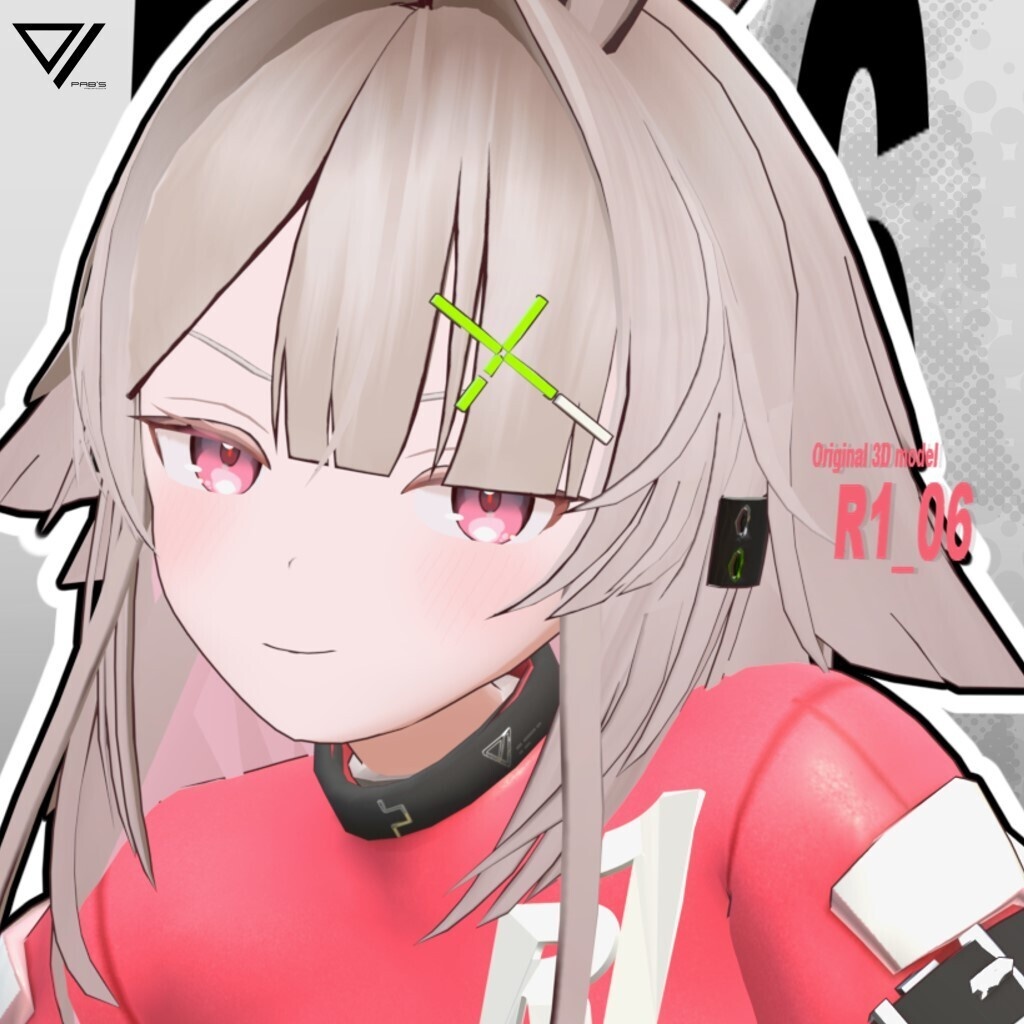 VRChat向けオリジナル3Dモデル『R1_06』 image