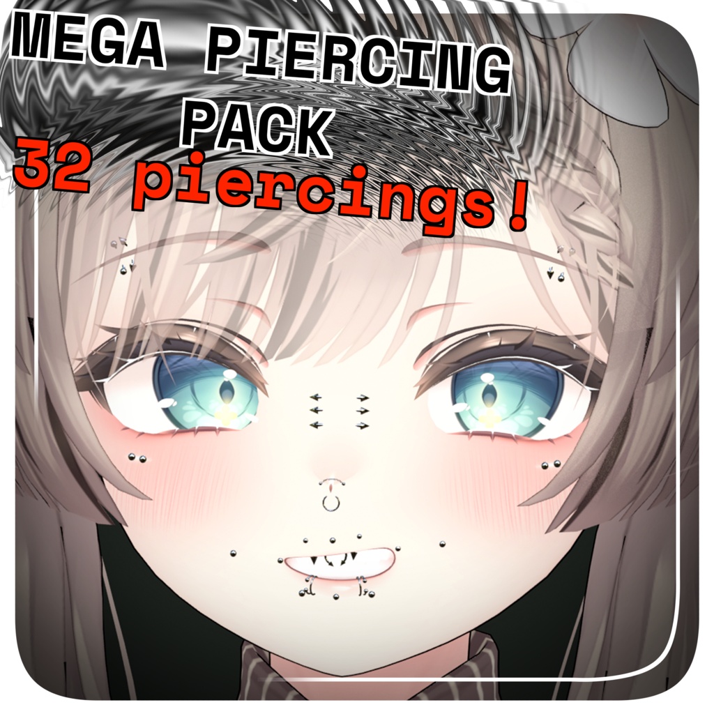 MEGA PIERCING PACK! For Manuka メガピアスパック！マヌカ用 image