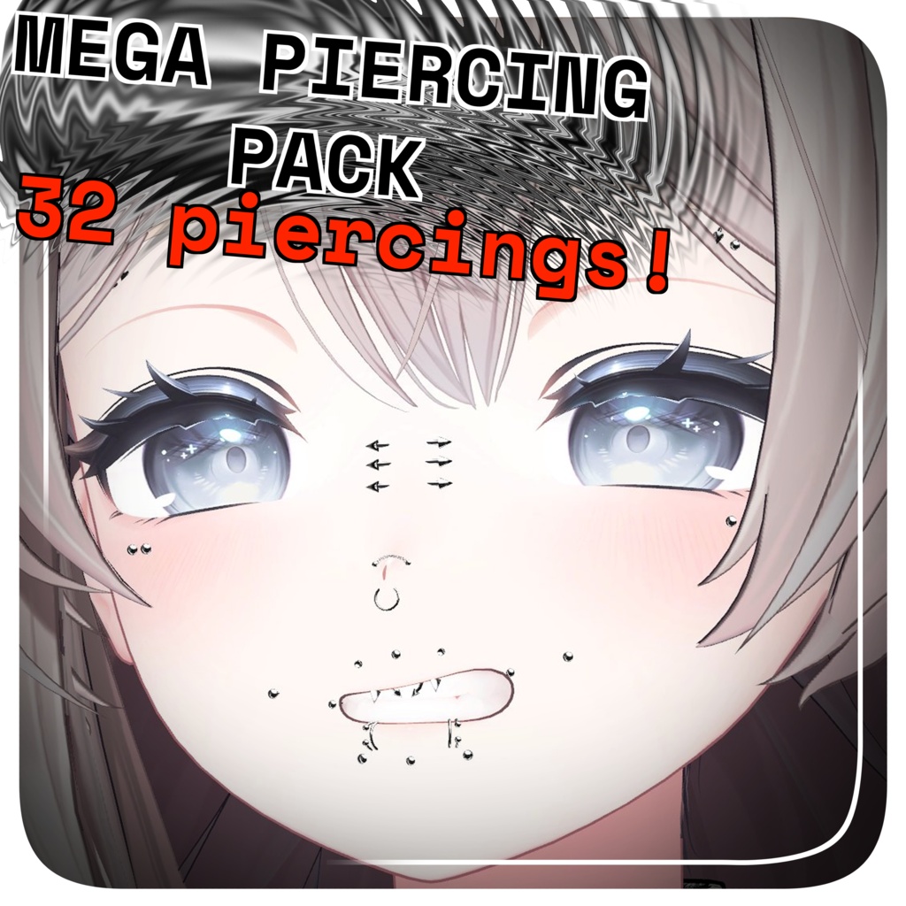 MEGA PIERCING PACK! For Shinano メガピアスパック！信濃用 image