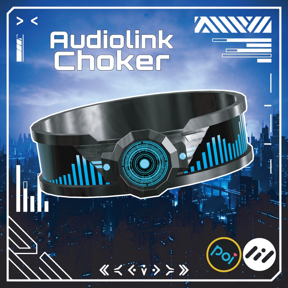 ︎✦︎SALE︎✦︎ Audiolink Choker【VRC】 image