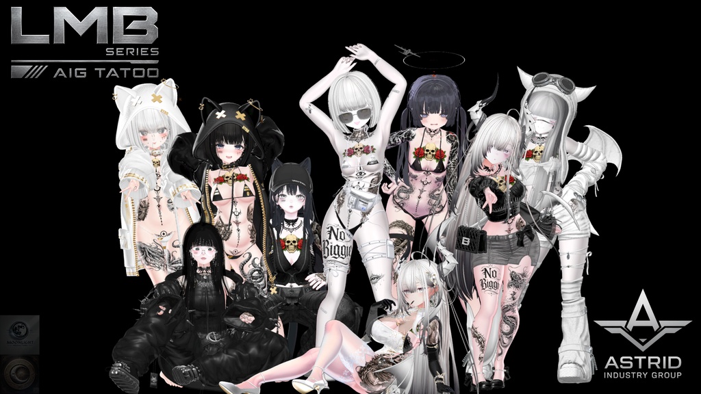 [17 Avatars] AIG TATTOO PACK - 1st edition - LMB series image
