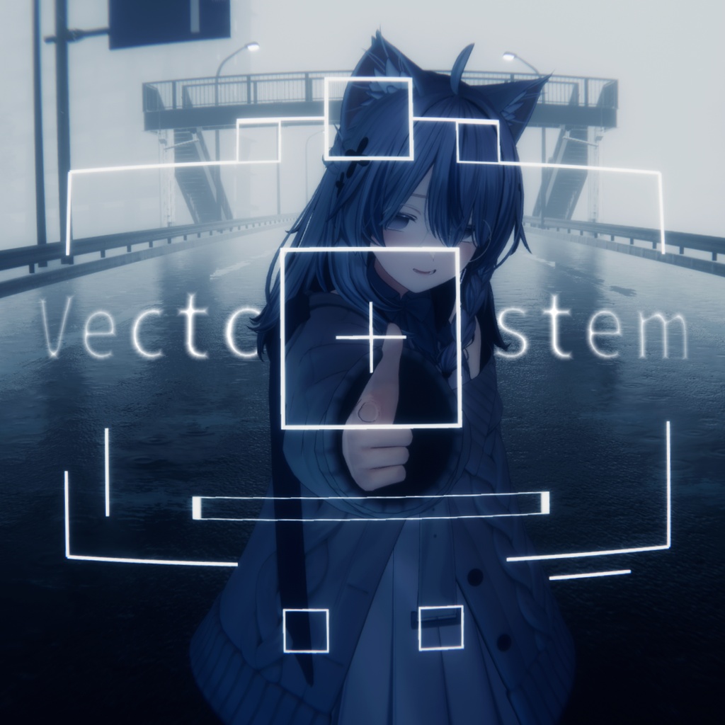 VectorSystem ー 展開するHUDエフェクト 指先銃ギミック image