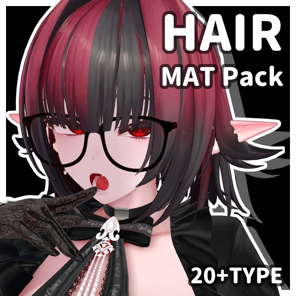 【YaokiSub Break Point 断点】 Hair Texture 20+ Variations image
