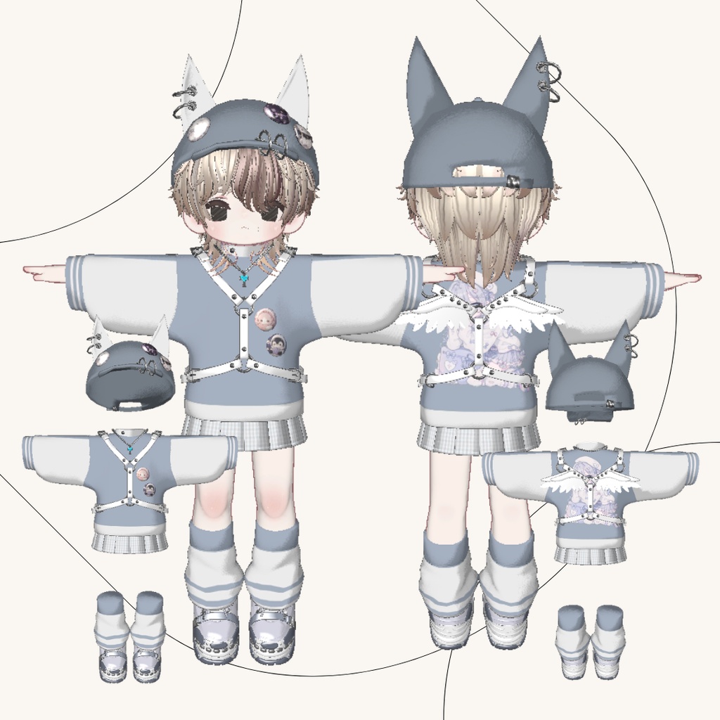 ✔️030【キプフェル対応】【まめフレンズ素体】 image