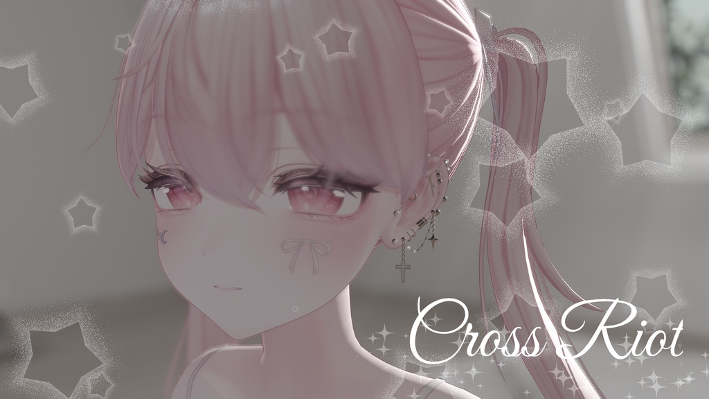 ✟Cross Riot✟　earrings set image