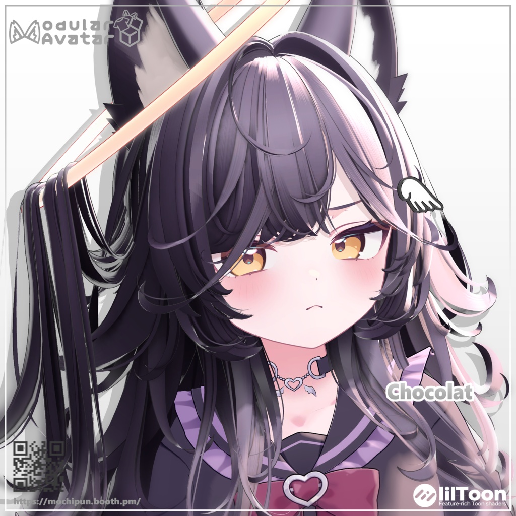 Halo Ring Hair 95アバター対応 image
