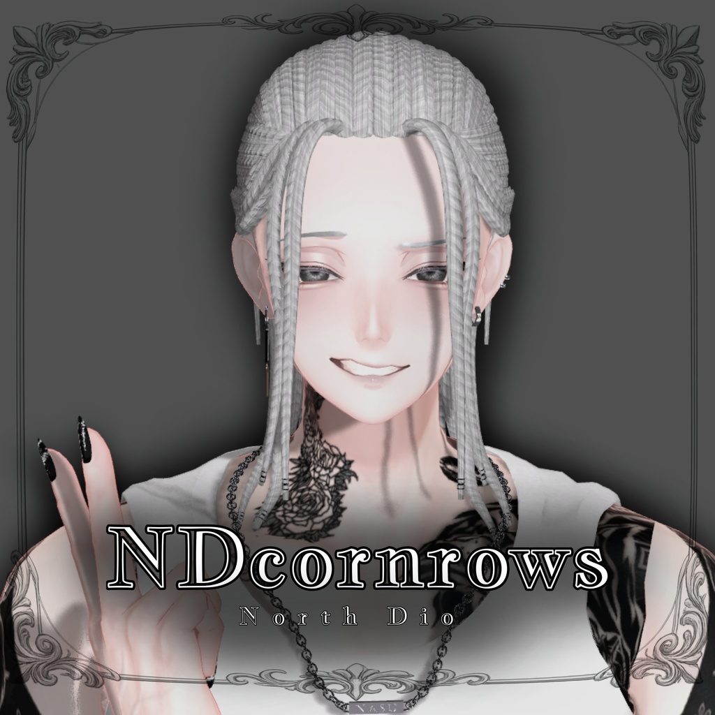 【NDcornrows】VRC cornrows Hair  image