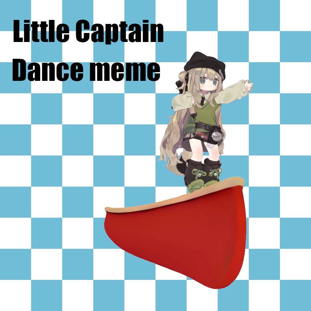 "Little Captain" meme dance animation launch discount 700->500 image