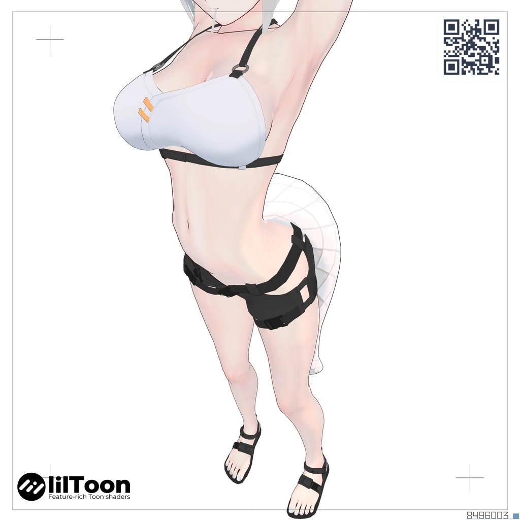 【ヨル＆アノネ向け】チャイナ水着風水着 image