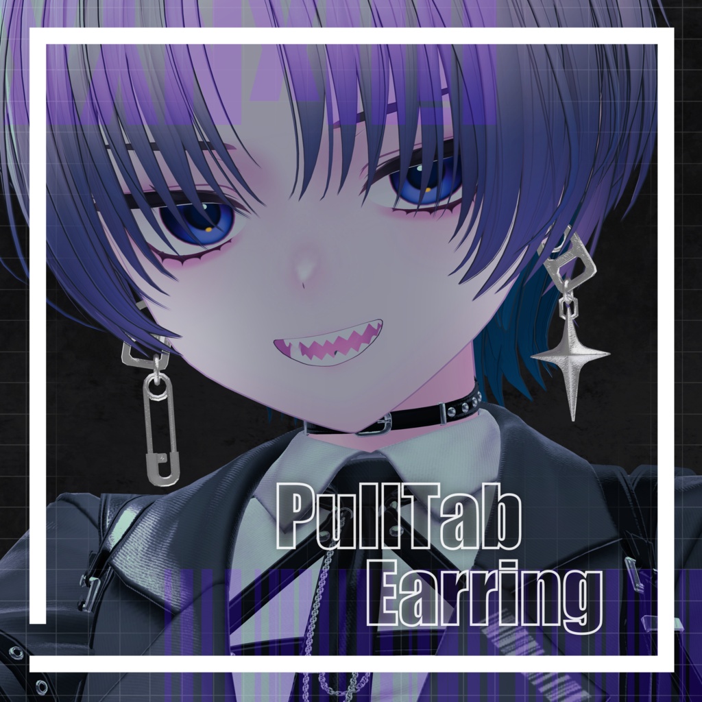 ⸜追加⸝【14アバター対応】PullTag-Earring【MA対応】 image