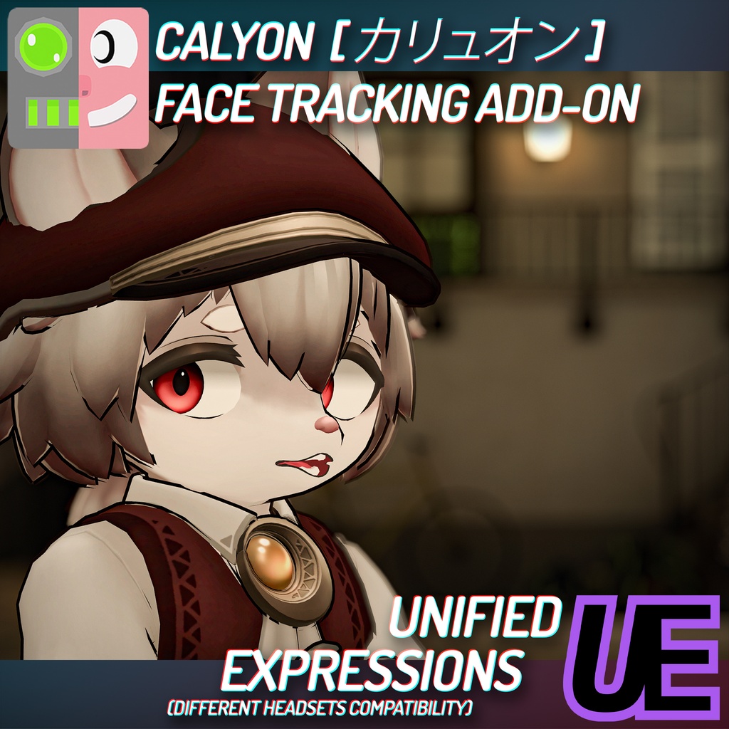 [ VRChat ] カリュオン [ CALYON] | ◁フェイストラッキング アドオン▷ image
