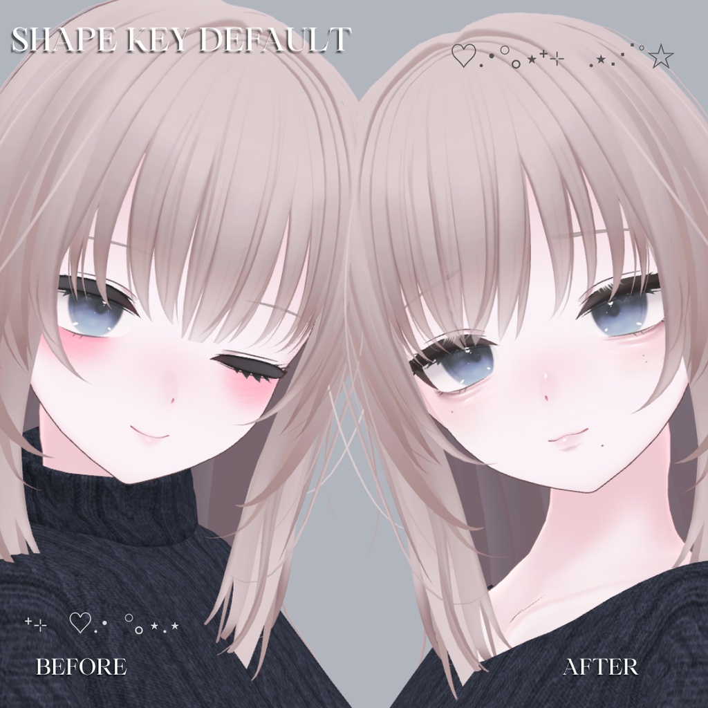 【凪專用】Nagi Soft Smoky Makeup | (PNG/PSD)  image