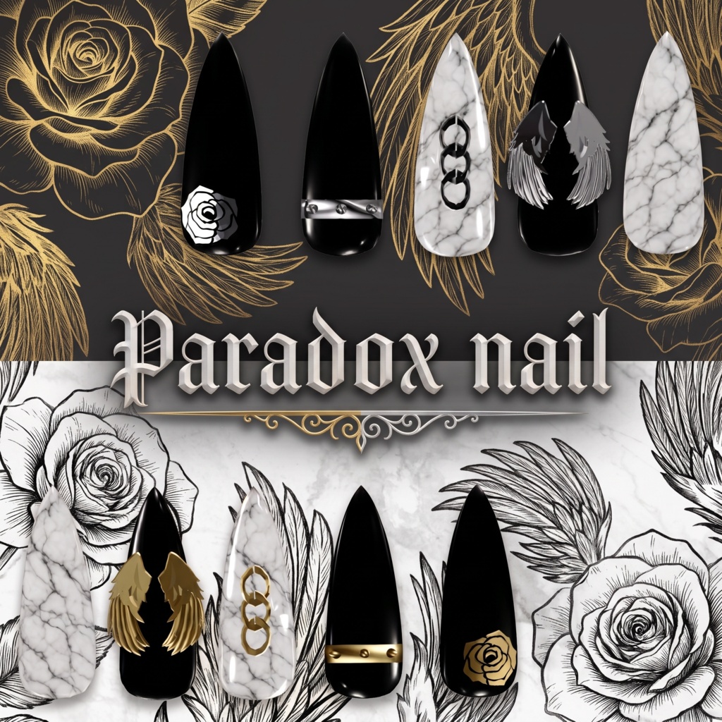 男性アバター専用　Paradox Nail image